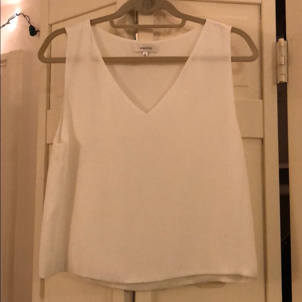 Off white Aritzia sleeveless top